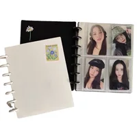Sharkbang 3 Inch Mushroom Hole Photo Album 20 Sheets PP Bags Ringnote Postcards Collect Book Removable Sleeves School Stationery 2