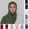 Hot Selling Rayon Modal Undercap Paired With A Long Scarf For Easy Wearing Muslim Women Hijab Set 1