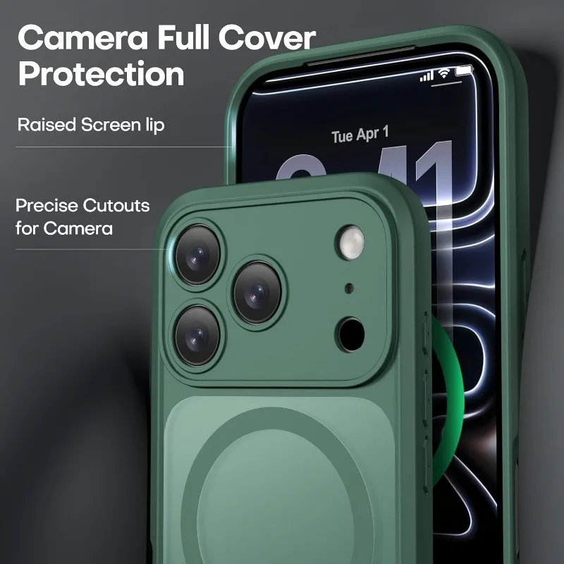 Matte Transparent Magnetic Luxury Frosted Phone Case