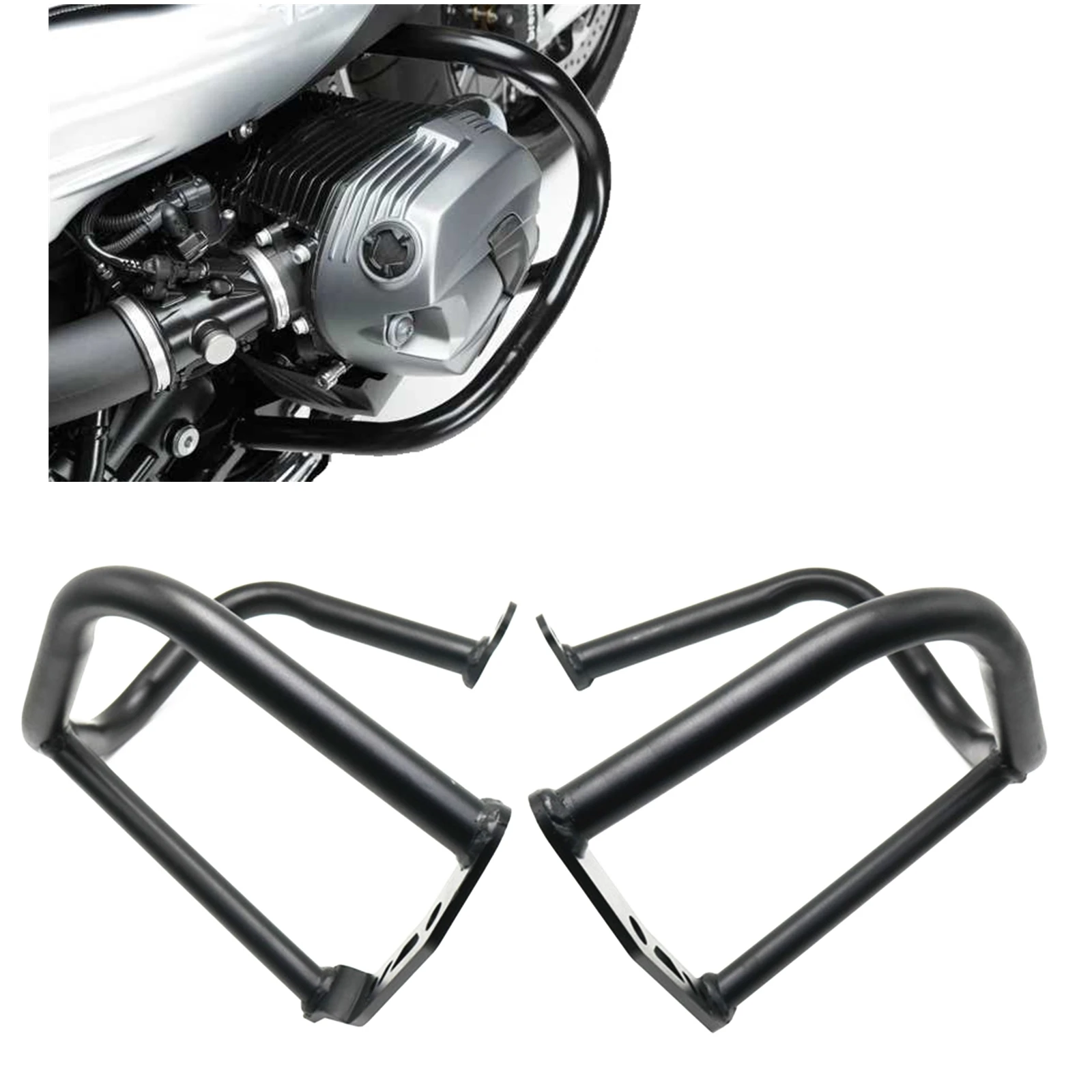 

Защитный бампер для BMW R Nine T Racer 2014-2021 из углеродистой стали