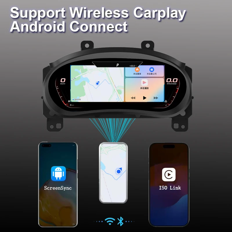 Para Chevrolet Cavalier 2016-2019, Pantalla LCD Digital para el Panel de Instrumentos, Actualización de Cabina Virtual 5