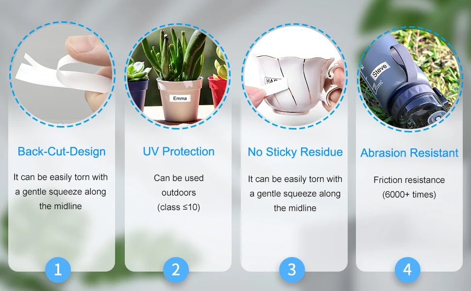 Description Picture 6 of itemTZE 231 Compatible 12mm Label Tape for Brother Ptouch Tze-231 Ribbons Labeling Maker Cassette Tape for PT-H100 PT-H110 Printer