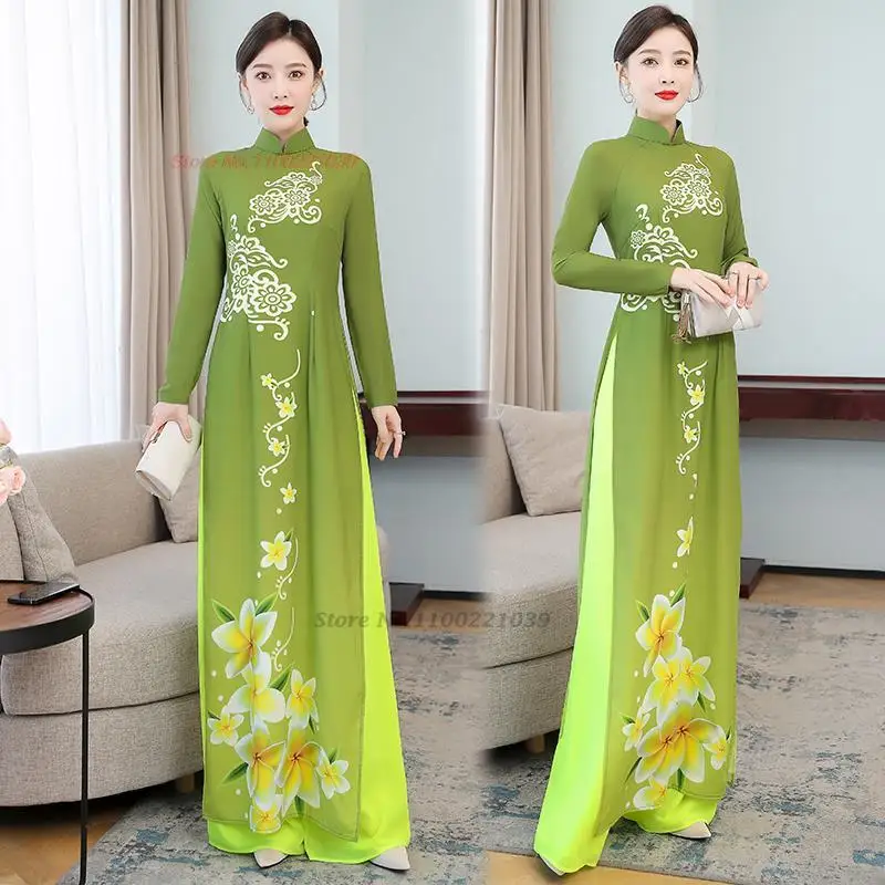 https://ae01.alicdn.com/kf/S9064f68b430144c0a16d8b44e000d91dM/2024-vietnamese-aodai-dress-women-traditional-flower-print-vintage-elegant-qipao-dress-pants-sets-asian-improved.jpg