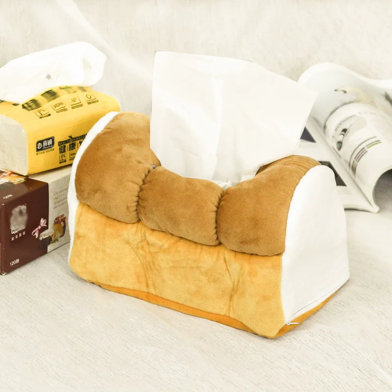 

Креативная коробка для тостов, коробка для хранения, домашний ящик, коробка для выдвижных ящиков из искусственного плюша