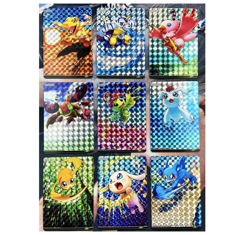 9Pcs/Set Digimon Digital Monster No.4 Battle Spirits Toys Hobbies Hobby Collectibles Game Collection Anime Cards