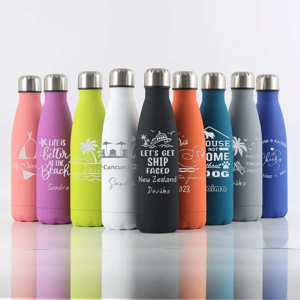 (Gift Set) Personalized Thermos - Laser Engraving