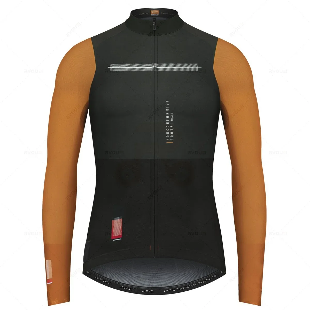 New 2025 Team Mens Long Sleeve Cycling Jerseys Wave Point Bike Clothing Shirts MTB Quick Dry Bicycle Wear Ropa Ciclismo Hombre 5
