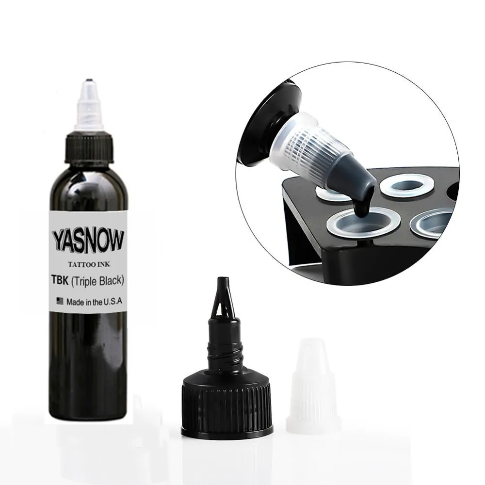 High quality version of triple black tattoo ink tattoo ink body color drawing black pigment