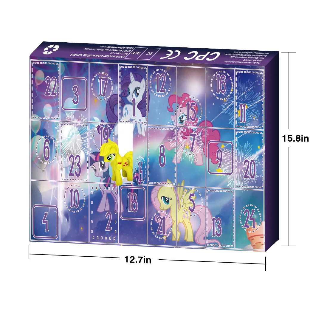 Calendrier De L'Avent Licorne - 24 Surprises Jouets - PVC Qualité - Pour Enfants, Halloween, Noël - 10