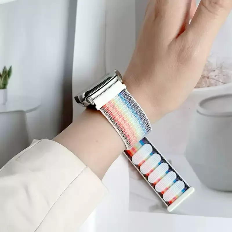 Versatile Nylon Loop Strap Bracelet, 22mm/20mm Adjustable Band