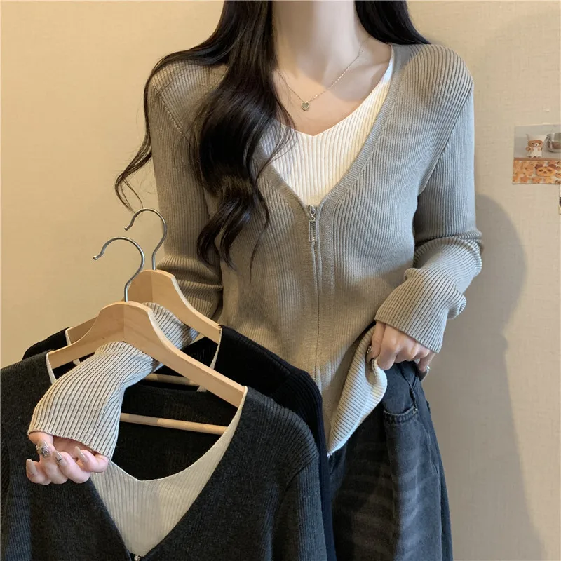 Autumn Women Long Sleeve Knitwear Sweater