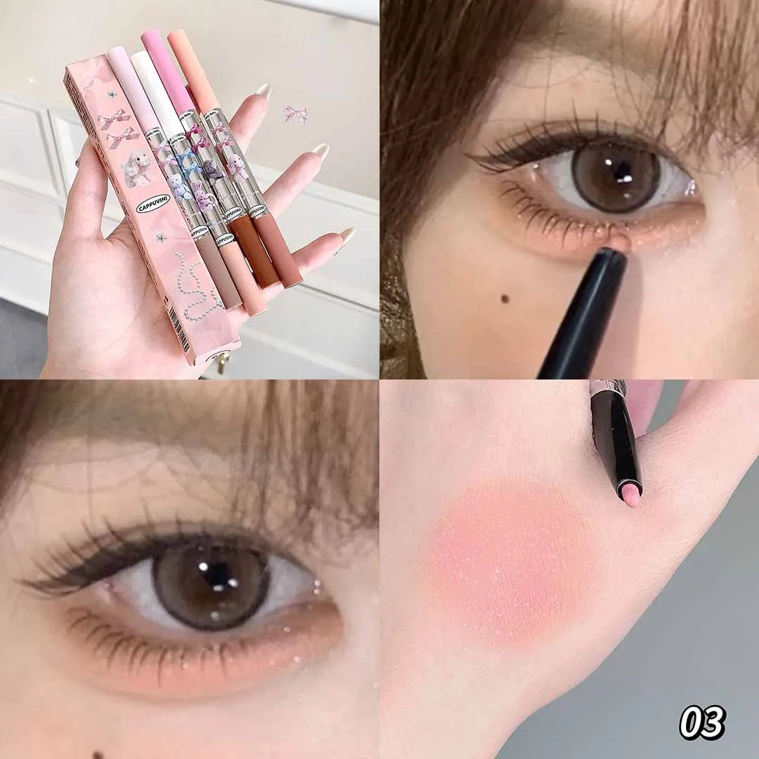 Double Head Eyeshadow Pen Korean Make Up Cosmetics