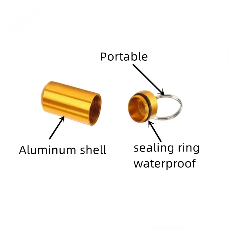 Mini Aluminum Pill Case 4