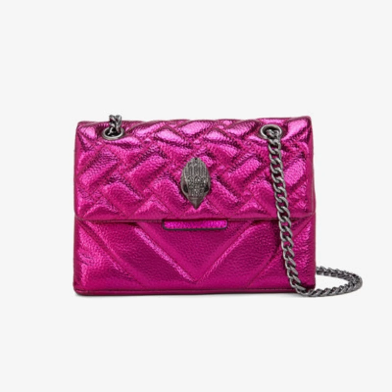 thumbnail image 1 of KURT GEIGER LONDON 2024 Bolsos de mujer de moda retro Bolso bandolera de hombro de cadena única de cuero PU suave Bolso de mano rosa Bolso de mano atractivo, 1 of 4