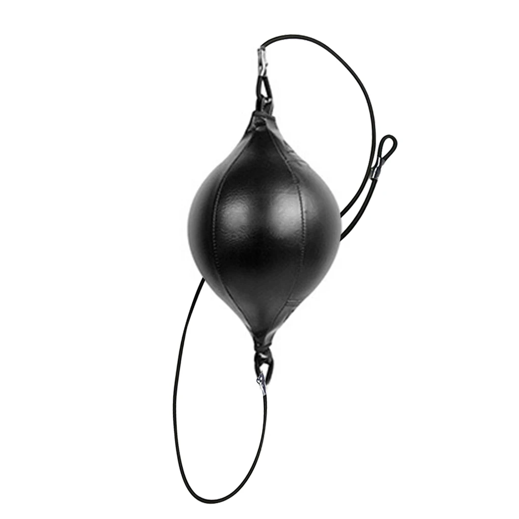 Quality PU Leather Boxing Punching Bag Pear Boxing Bag Inflatable Speed Double End Training Reflex Speed Balls