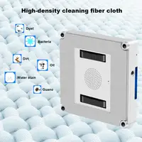 Liectroux YW509 Robot Window Vacuum Cleaner, Double Water Spray,Laser Sensor,Auto Glass Wet Mop,Home Floor Window Cleaning Robot 2