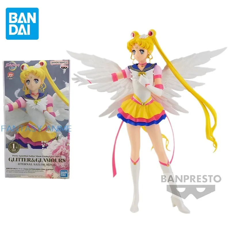 

Фигурки героев аниме Bandai, Оригинальные фигурки Сейлор Мун, блестящие Винус Цукино Усаги, блестящие гламуры, фигурки, игрушки для детей, Подарочная модель