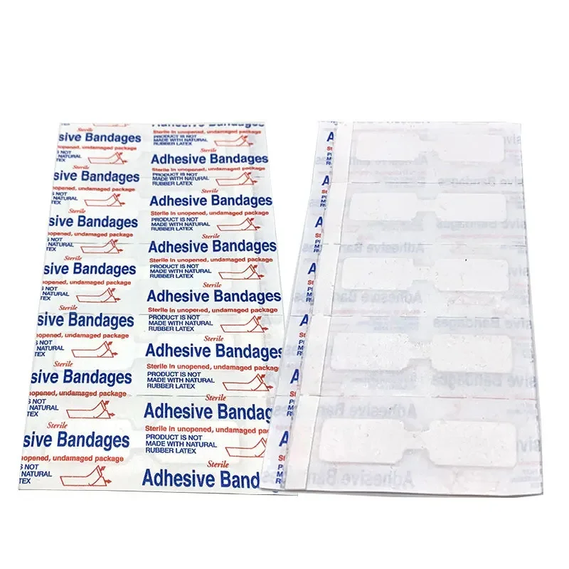 Medical Bandaids 20pcs/set Sutureless Band Aid Skin Muscle Strain Patch Wound Plaster Emergency First Aid Strips Adhesive Bandages Woundplast