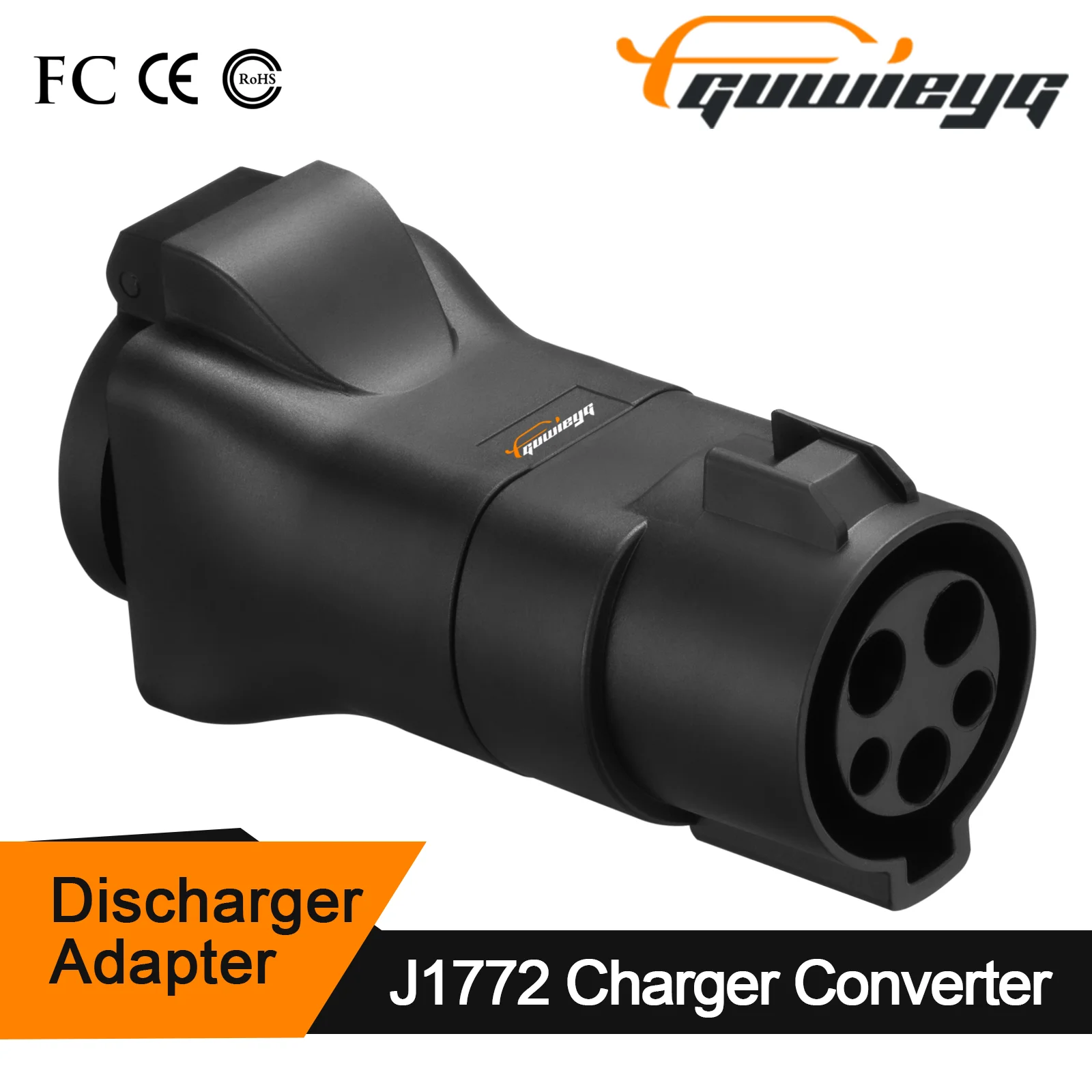 

GUWIEYG Type 1 SAE J1772 Type1 to Socket AC 220V EV Charger Connector Adapter EVSE Plug For RV Camper Electric Scooter External