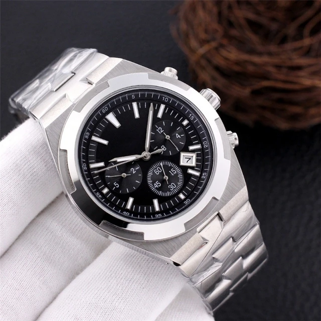 Silver Watch Automatic Mechanical Mens Watches 40mm Stainless
