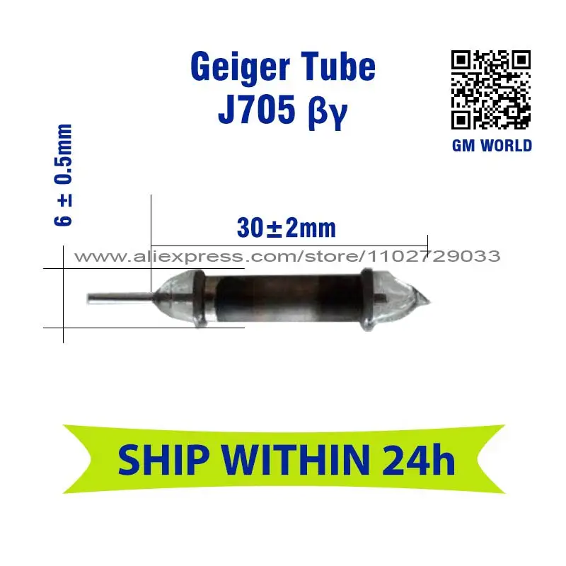 J308 high sensitivity Geiger tube use for Geiger counter professional nuclear radiation detection sensor j308 gm tube 6