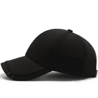 New Custom Logo Men Casual Plain Baseball Caps Outdoor Women Adjustable Snapback Dad Hat Hip Hop for Men Sun Visor Peaked Cap 2