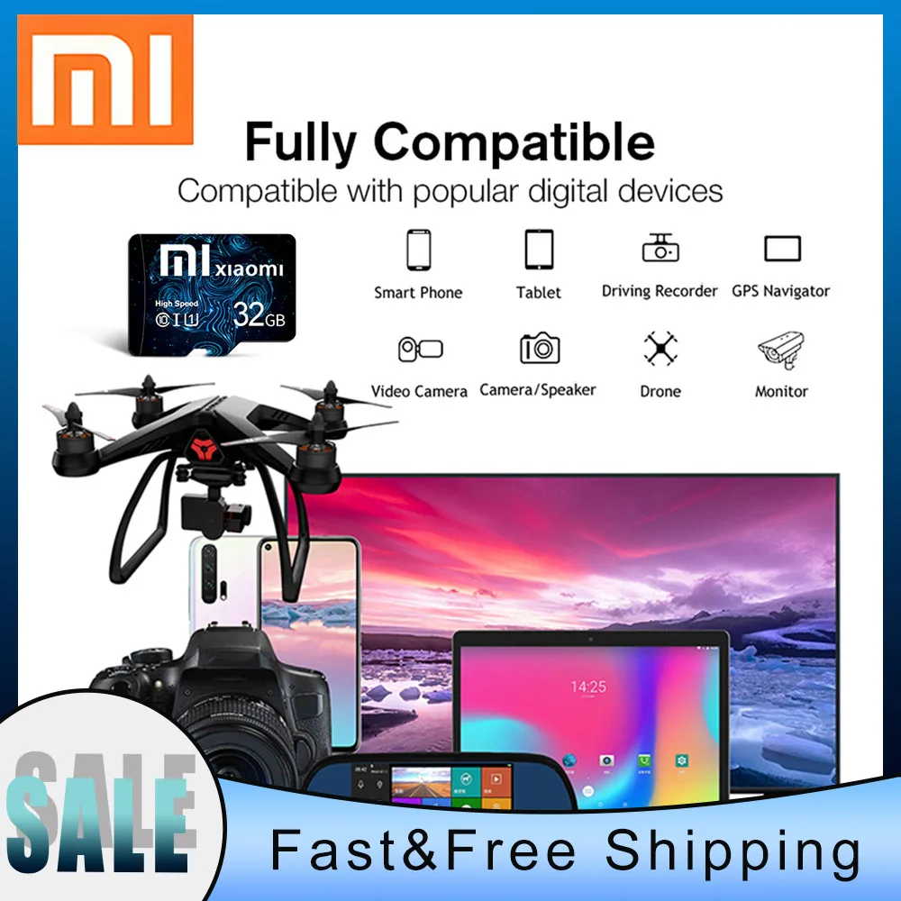 Memory Card Original Xiaomi 1TB TF Mini SD TF Card 2TB 512GB 256TB Mini Memory for Samrtphone PC