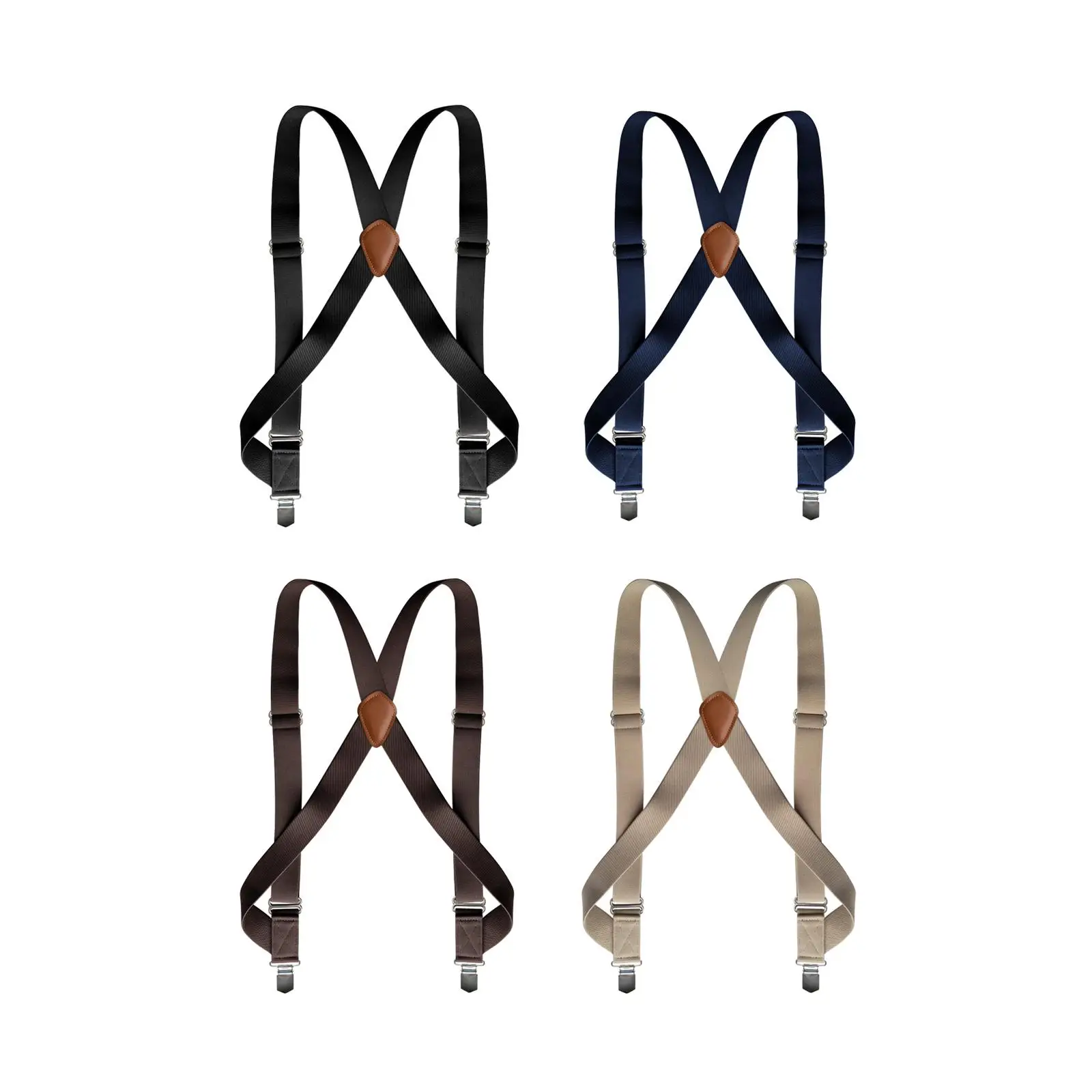 

Mens Suspender with Clips Clothes Accessories Pants Holder Work Suspenders for Men Construction Band Suit Pants Shorts Jeans