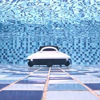 Robot Vacuum Cleaner for Pool Cordless 5000mAh Electric Rechargeable Robotic  Swimming Pool Cleaners Automatic Wireless 3