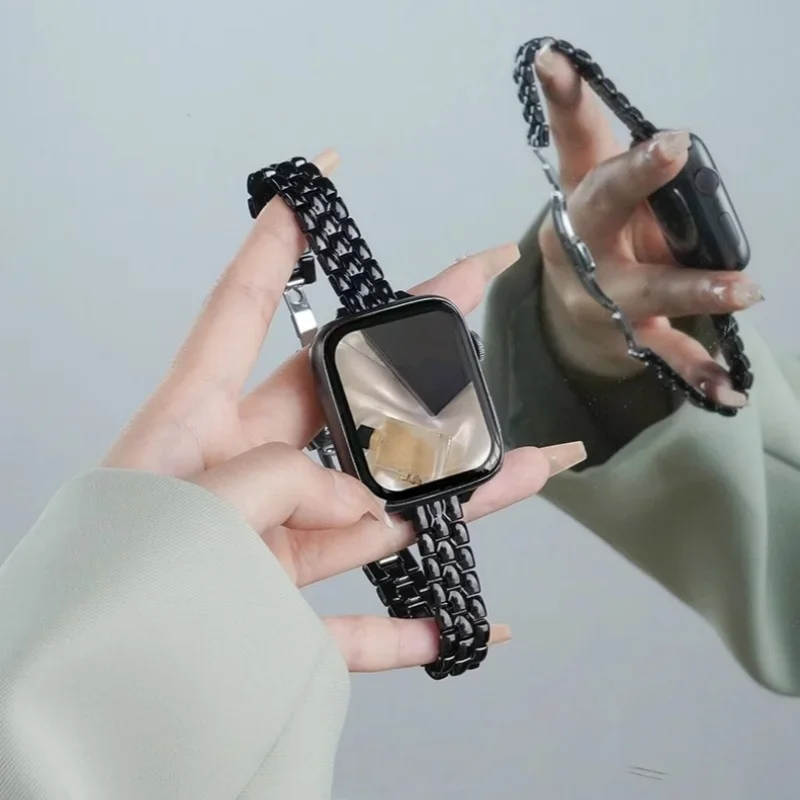 Slim Resin Watch Strap - Lightweight Wristband Bracelet