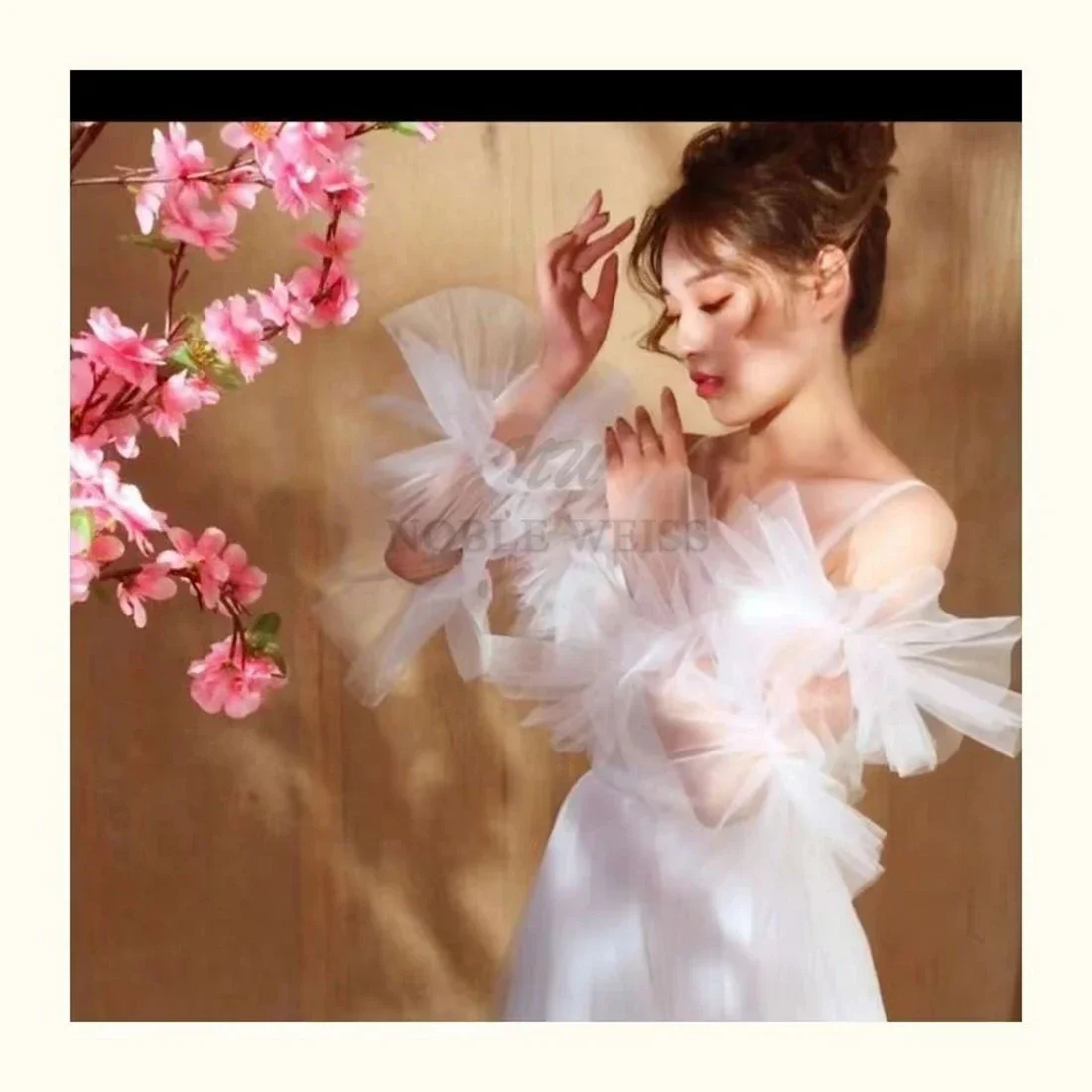 Tulle Bridal Gloves Fingerless Wedding Dress Accessories Customized