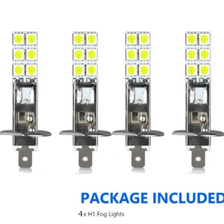 4PCS H1 50W Car LED Headlight Bulbs Kit Super Bright Motorcycle Foglight Driving Light Fog Lamp DRL 6000K 12V 24V Accessories led light,led bulb,led fog light,led headlight,fog and headlight bulbs