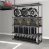 Storage Shelving Unit, 5-Tier Adjustable Storage Shelves, 60" L x 24" W x 78" H Heavy Duty Garage Storage Shelves 2