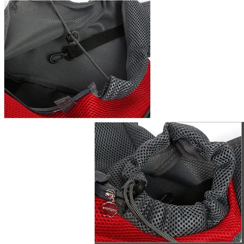 Pet Bag Shoulder Cross Chest Dog Pack Ventilation Portable Fashionable  Pet Bag Carrier Mesh Uniqe Design Pet Products