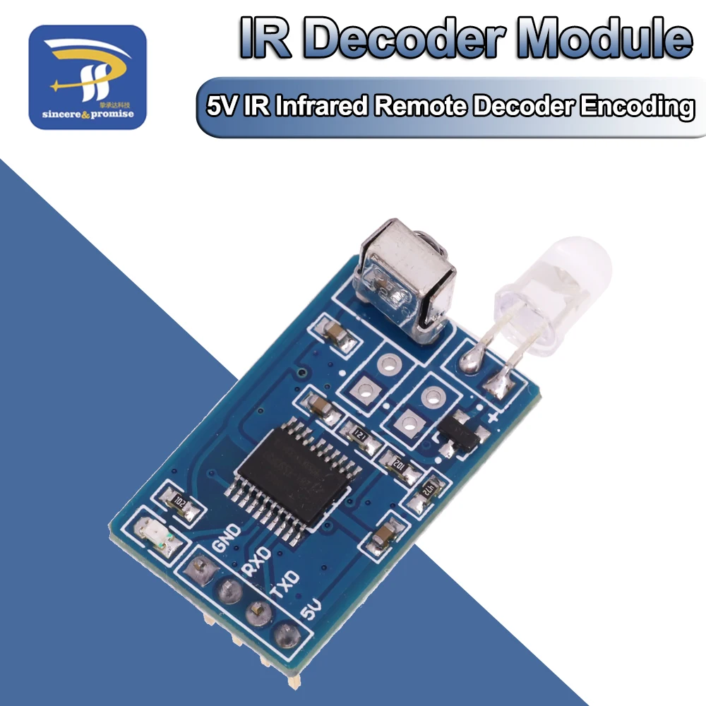 5V-IR-Infrared-Remote-Decoder-Encoding-Transmitter-Receiver-Wireless ...