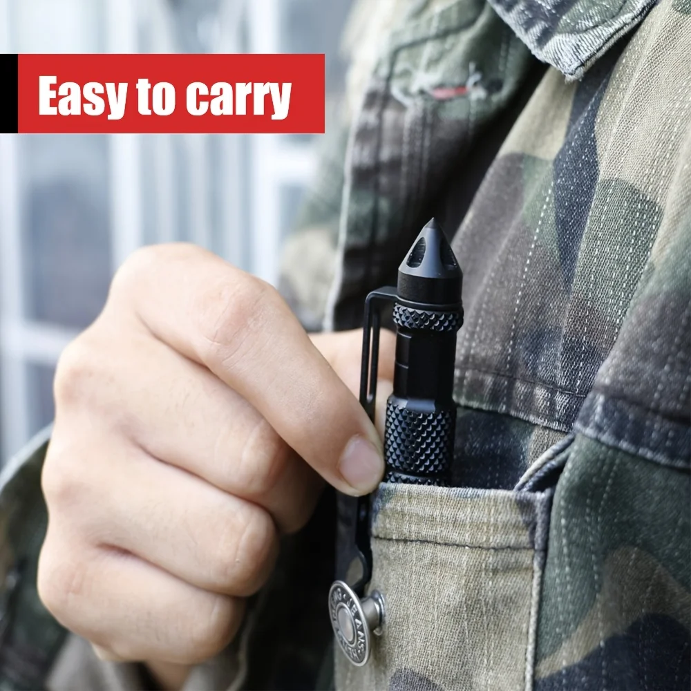 Defense Pen Tactical Multifunctional Tungsten Steel Head Broken Window Tool Outdoor EDC Self Portable Signature