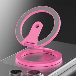 Magnetic Folding Universal Phone Stand for Photography Accessories (Pink)
