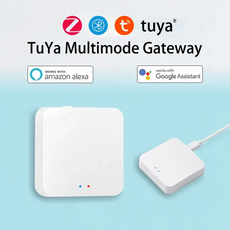 Tuya Smart ZigBee/Bluetooth Multi Mode Smart Gateway Hub Bridge Home Control Life APP Remote Control For Alexa Google Home
