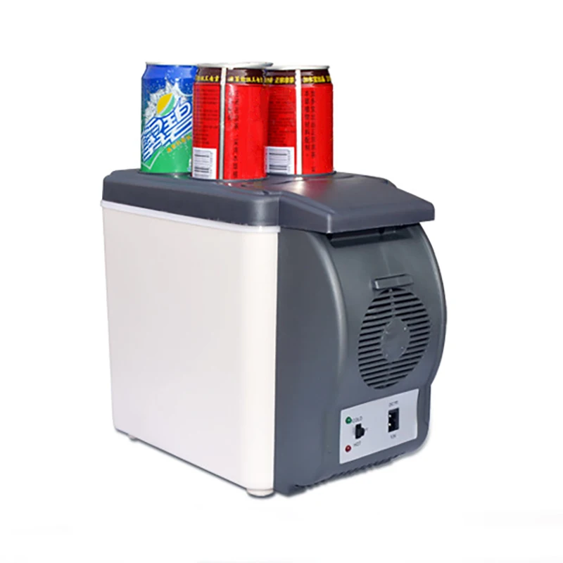 6L 12V 전기 자동차 냉장고 미니 냉동고 자동차 냉동고 쿨러 및 따뜻한 전기 냉장고 휴대용 아이스 박스 여행 냉장고