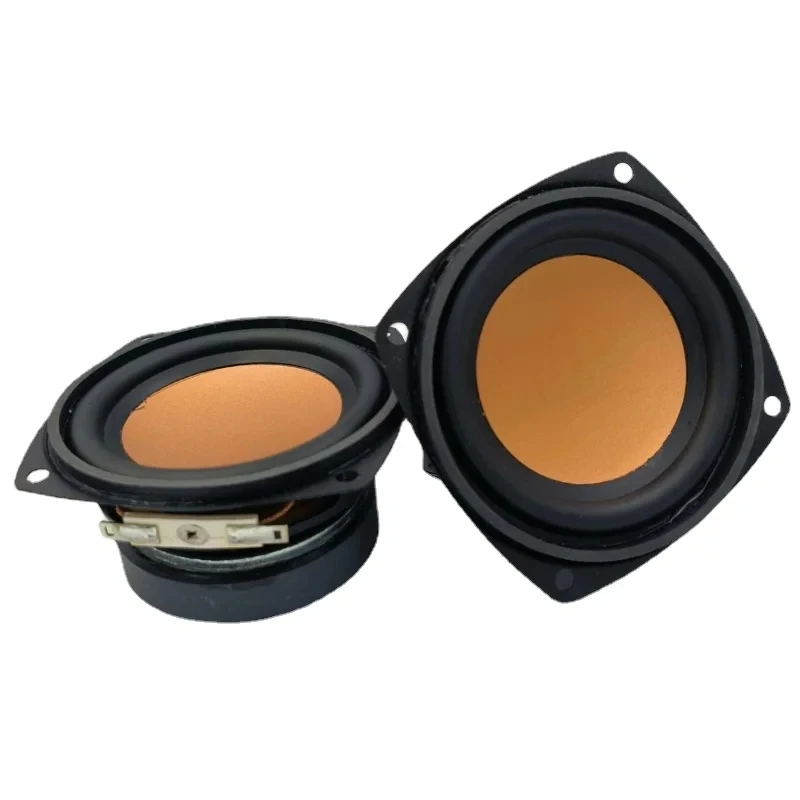 SOTAMIA 2Pcs 3 Inch Portable Audio Speaker 4 Ohm 8 Ohm 20W Full Range Sound Speaker Rubber Edge Loudspeaker DIY Home Audio