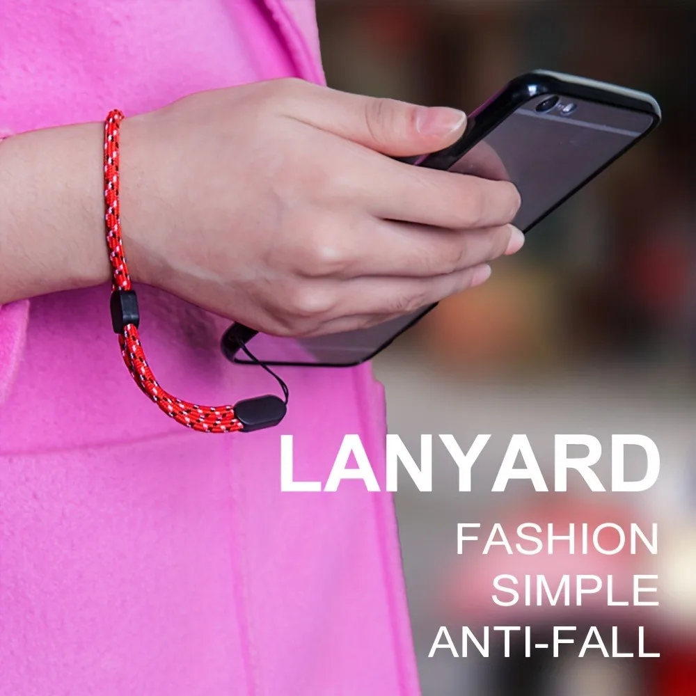 Mobile Phone Straps USB Key Short Lanyard Adjustable Walkie Talkie Hand Strap Wrist Rope Audio Anti-lost for iPhone