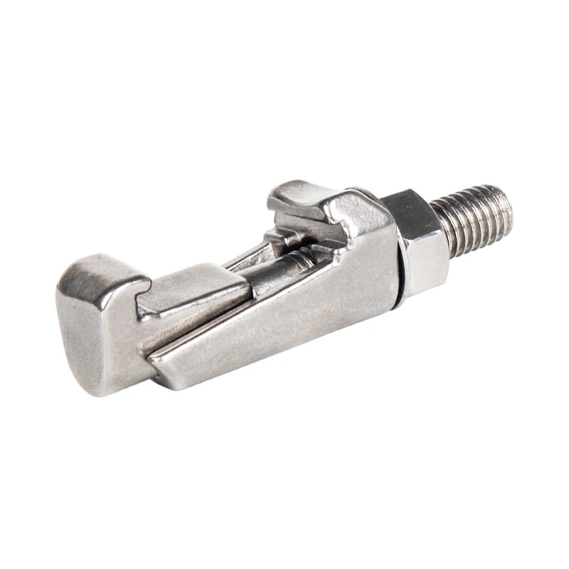 Iso 304 Vácuo Pinça Parafuso Quick Mount tipo c Braçadeira Gancho tipo Parafuso M8m10m12 Aço Inoxidável