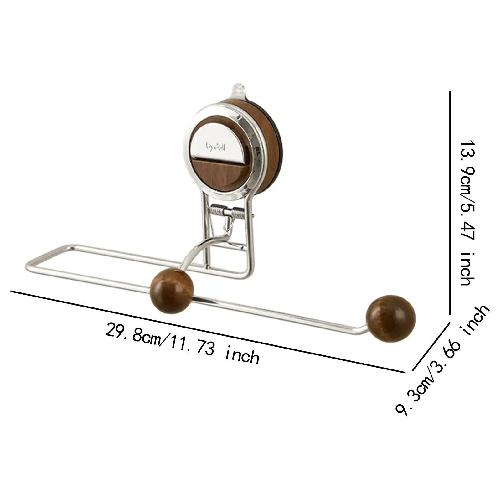Paper Towel Holder Multi Functional Metal Wall Mounted Kitchen Hanging Dispenser for Kitchen Bathroom Disposable Hand Towels