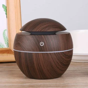 Mini Wood Grain Aroma Humidifier 3