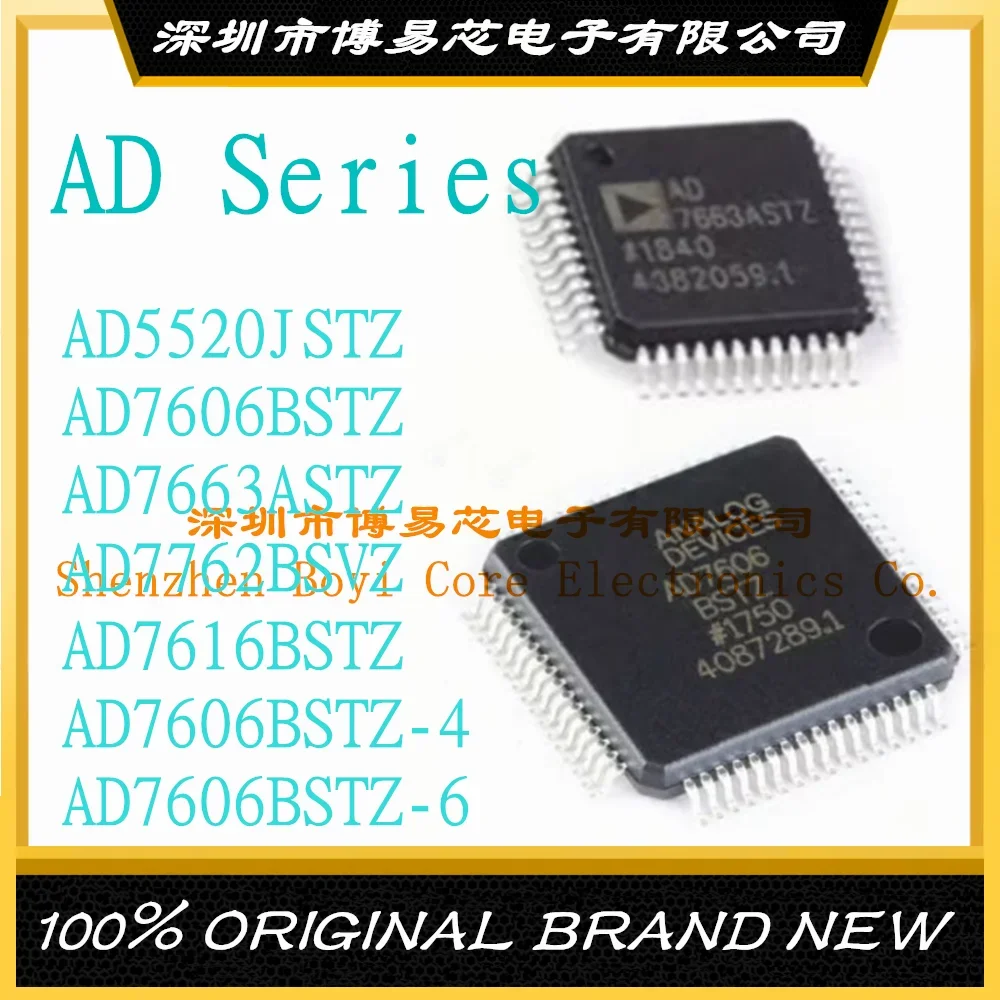 AD5520JSTZ AD7606BSTZ AD7663ASTZ AD7762BSVZ AD7616BSTZ AD7606BSTZ-4 AD7606BSTZ-6 Original genuine analog-to-digital converter IC dac8830idr dac8830cdr dac8830 original genuine ic chip 16 bit dac digital to analog converter