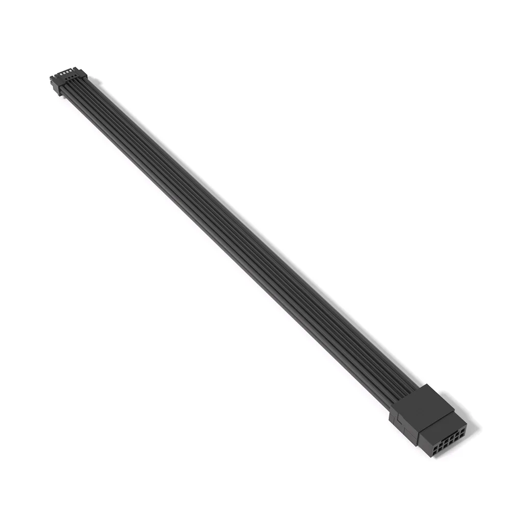 Macho para Cabo de Extensão Fêmea Cabo Adaptador Vhpwr Rtx4080 4090ti 5.0 12 Mais 4pin 16pin Pcie 5.0 35cm 600w 12 Preto e Branco - Imagem 6