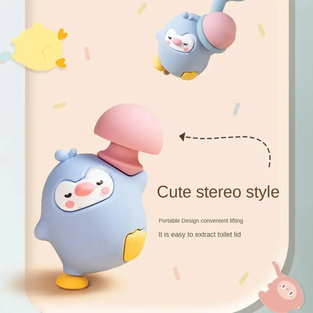 1/2PCS Cartoon Toilet Lid Lifter Animal Shape Toilet Cover Bracelet Sanitary Avoid Touching Toilet Handle Bathroom Accessories