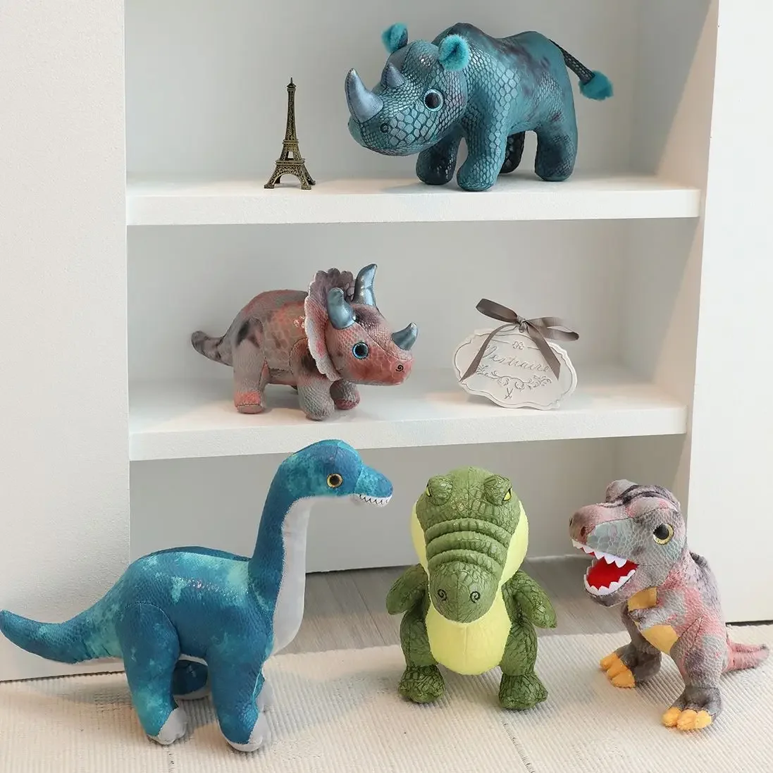 Swag Antichi Dinosauri Plushie Ripiene Dinos Coccodrillo Tanystrofeus Tyrannosaurus Rex Rhinoceros Triceratops Giocattoli Feroci