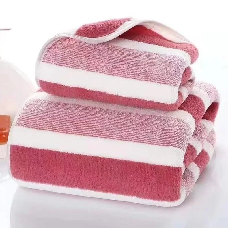 Bath Towels Soft and Absorbent Bath Towel Set Cozy Towels for Daily Use Thickened Soft Face Towel for Sensitive Skin Gentle Touch
