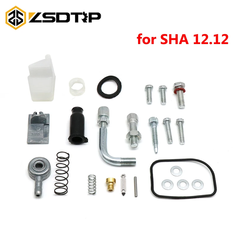 ZSDTRP Carburettor Repair Kit Compatible for Vespa Ciao Bravo Moped with Dellorto SHA Carburettor